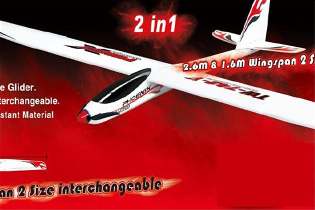 phoenix evolution 2600mm rc glider